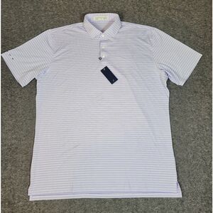 Holderness & Bourne The Bentley Golf Polo Shirt Size XL White Sconset Lexus Logo